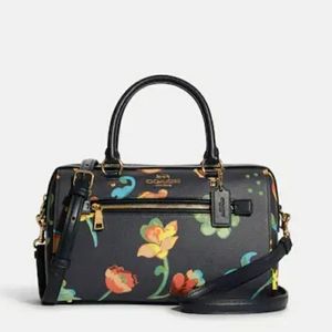 COACH - Rowan Satchel With Dreamy Land Floral Print